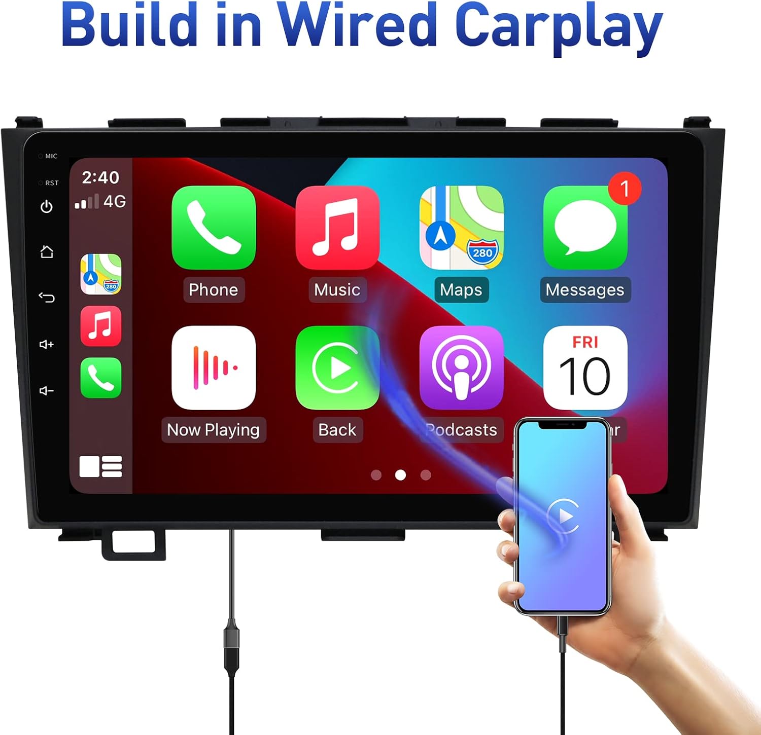 Android 10.0 Car Stereo with Rear View Camera N15163