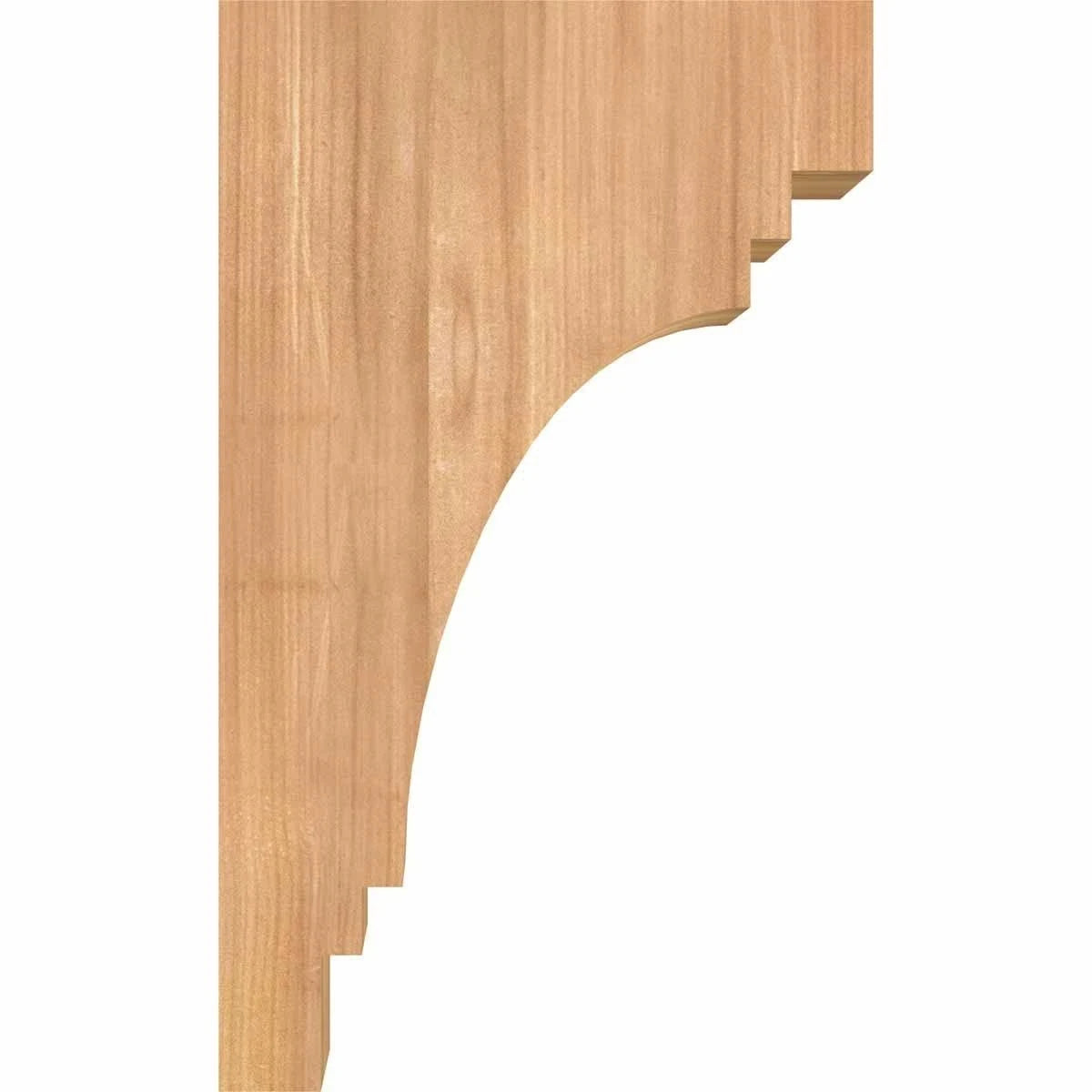3 1/2x22W x 10x22D x 26x22H Western Red Cedar Corbel K2623
