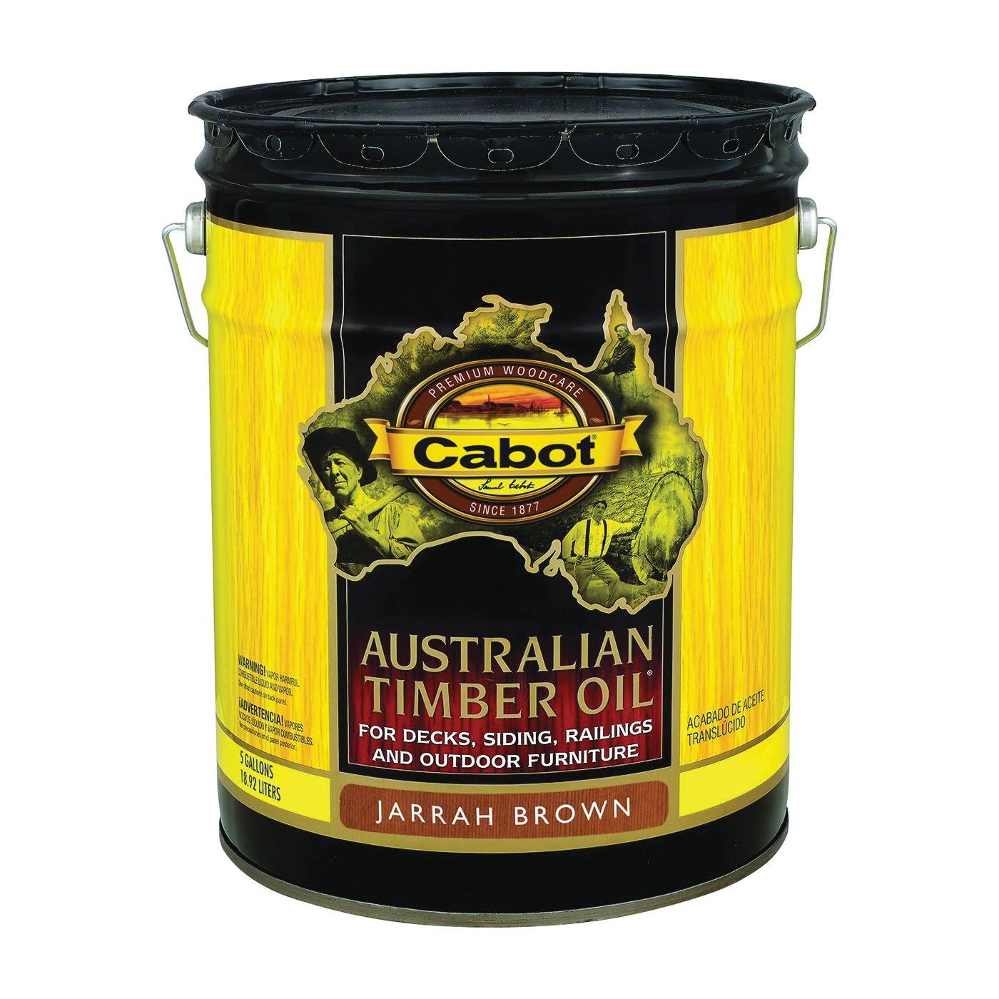 Australian Timber Oil Jarrah Brown 5 Gallon Y41119