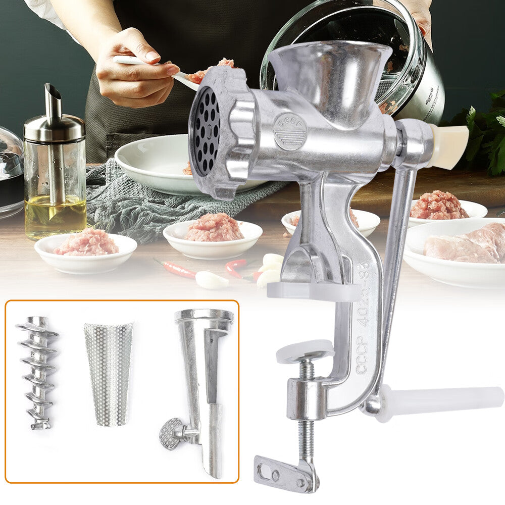 Manual Wheatgrass Juicer Aluminum Meat Grinder G73315