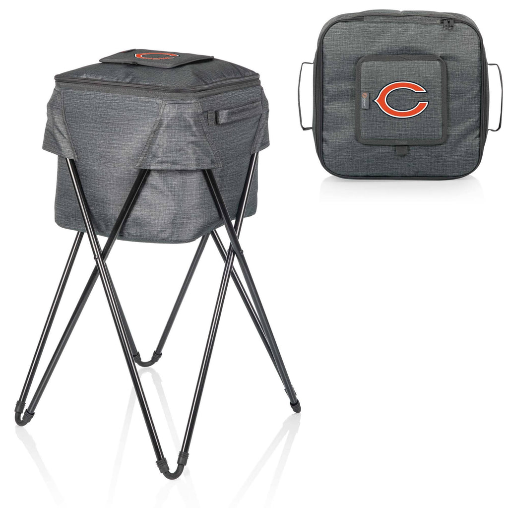 Gray Camping Cooler with Stand Y855507