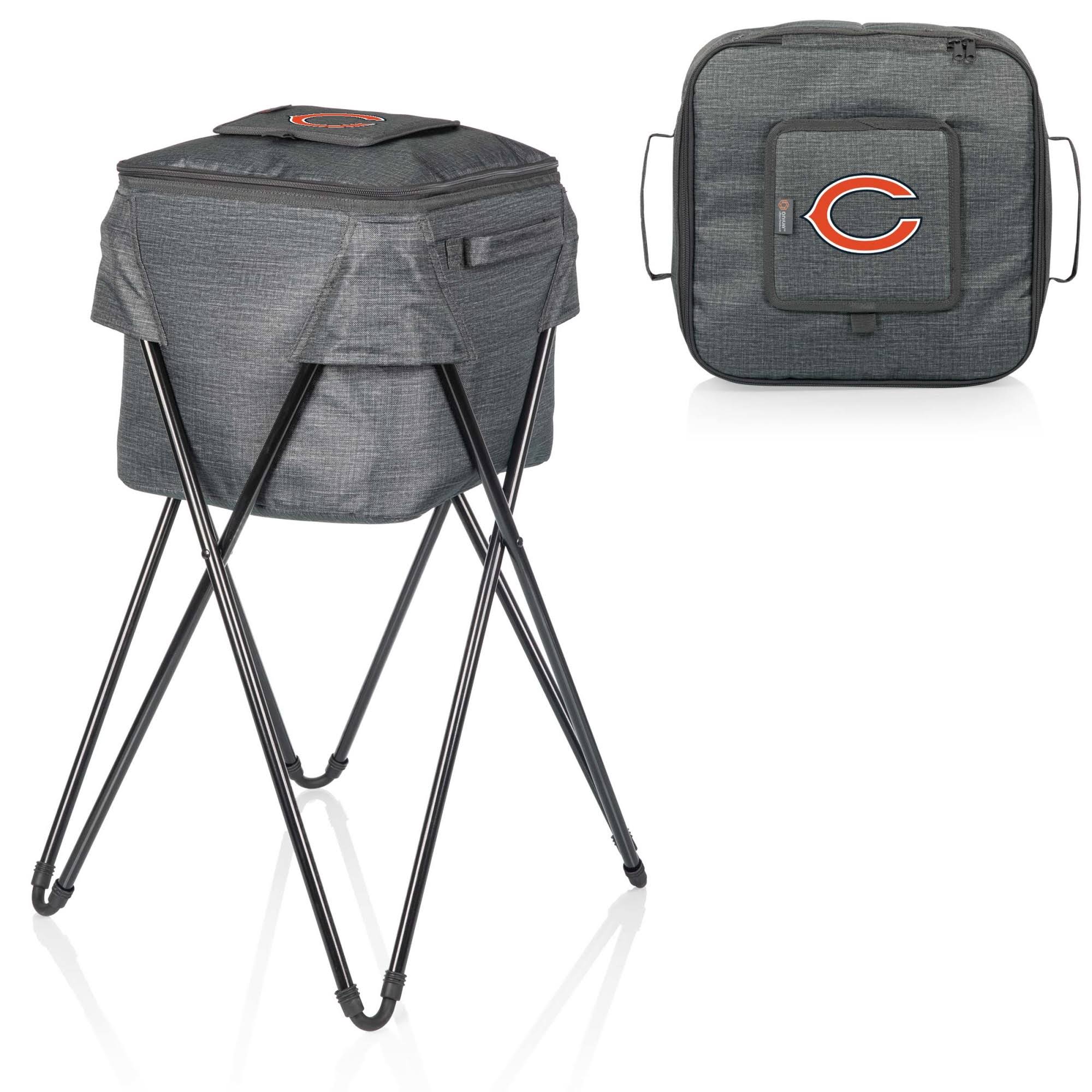 Gray Camping Cooler with Stand Y855507