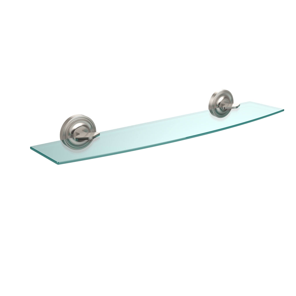 24 inch Glass Shelf Satin Nickel R663290
