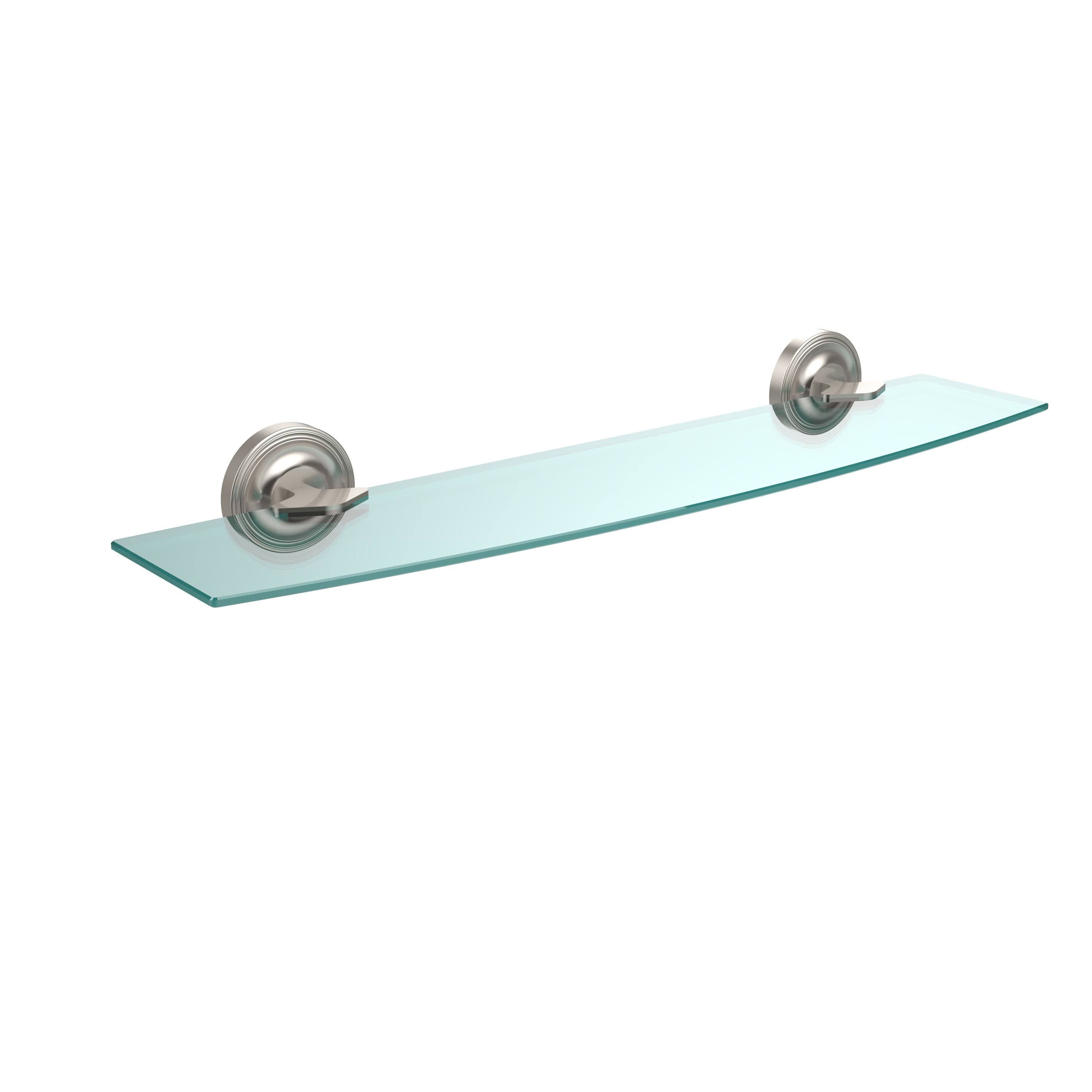 24 inch Glass Shelf Satin Nickel R663290