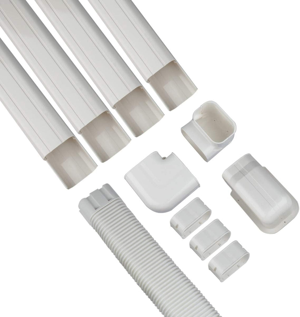 3'' W x 7.5ft L PVC Line Set Cover Kit, Pack of 2 L42937