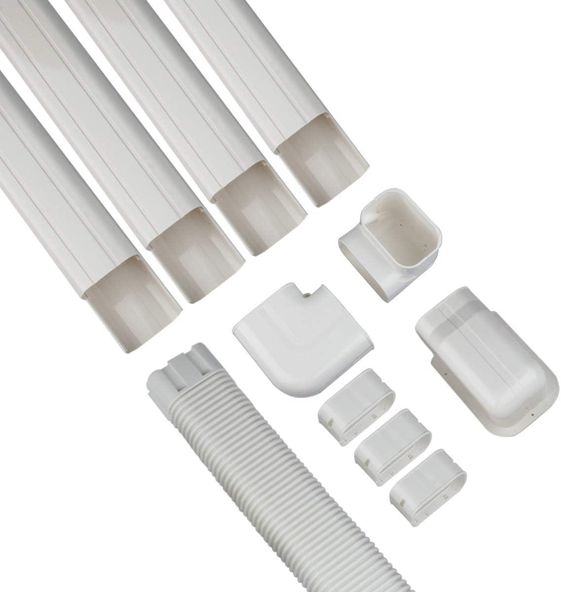 3'' W x 7.5ft L PVC Line Set Cover Kit, Pack of 2 L42937