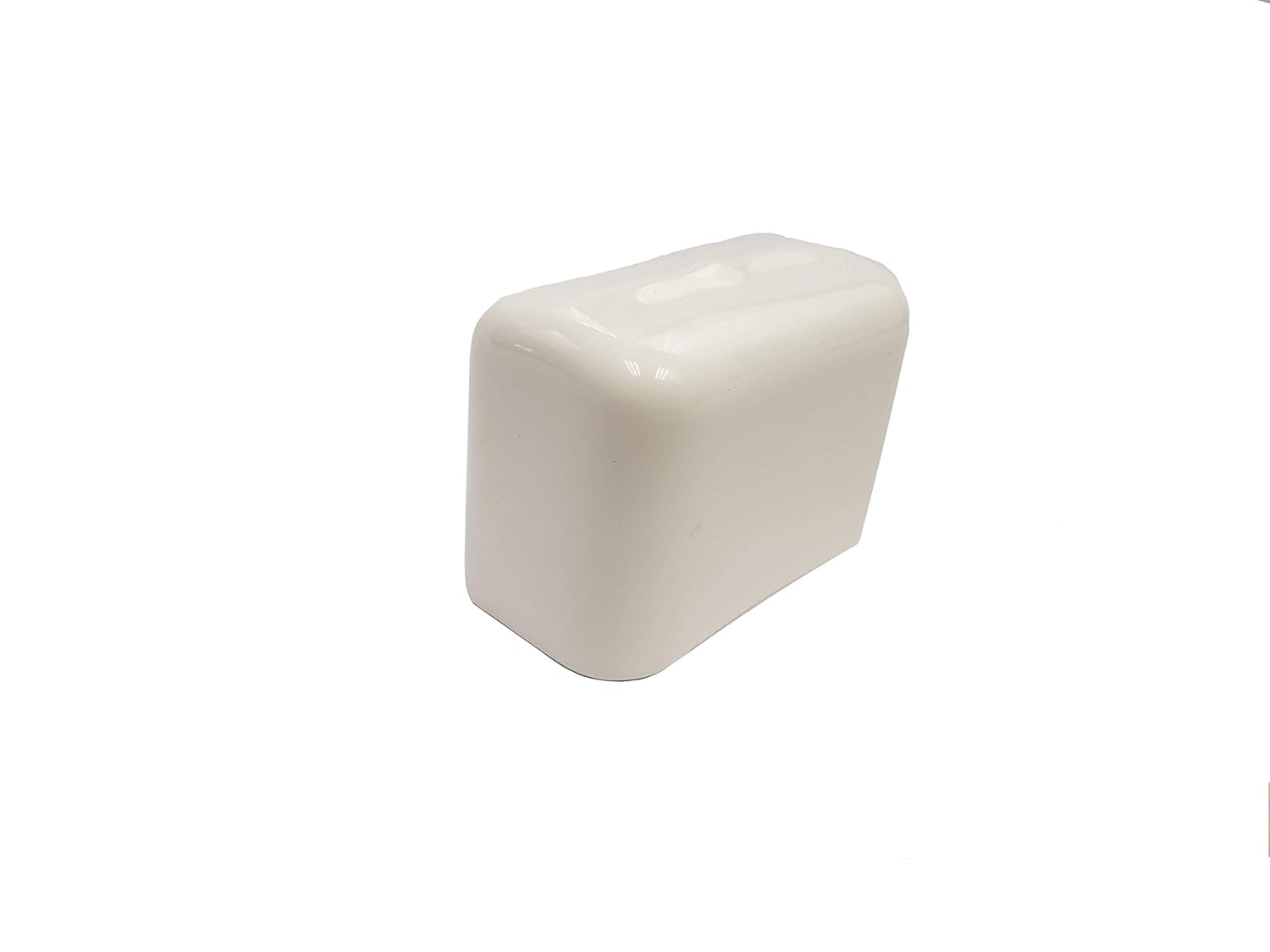 1-5/8 Plastic White End Cap - Lot of 50 A7460