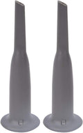 2Pcs Universal Protective Oscilloscope Probe Cap with Hook, Gray E3165