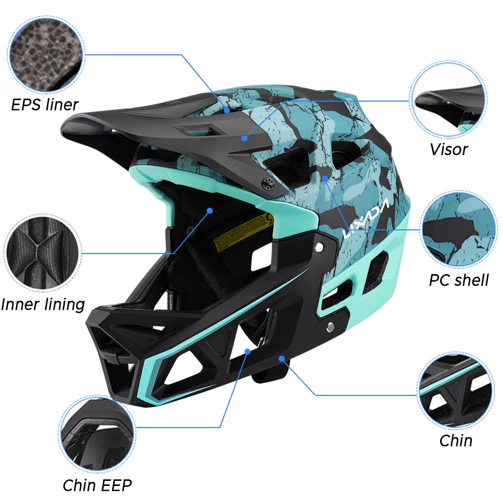 Mtb Helmet with Visor D49010