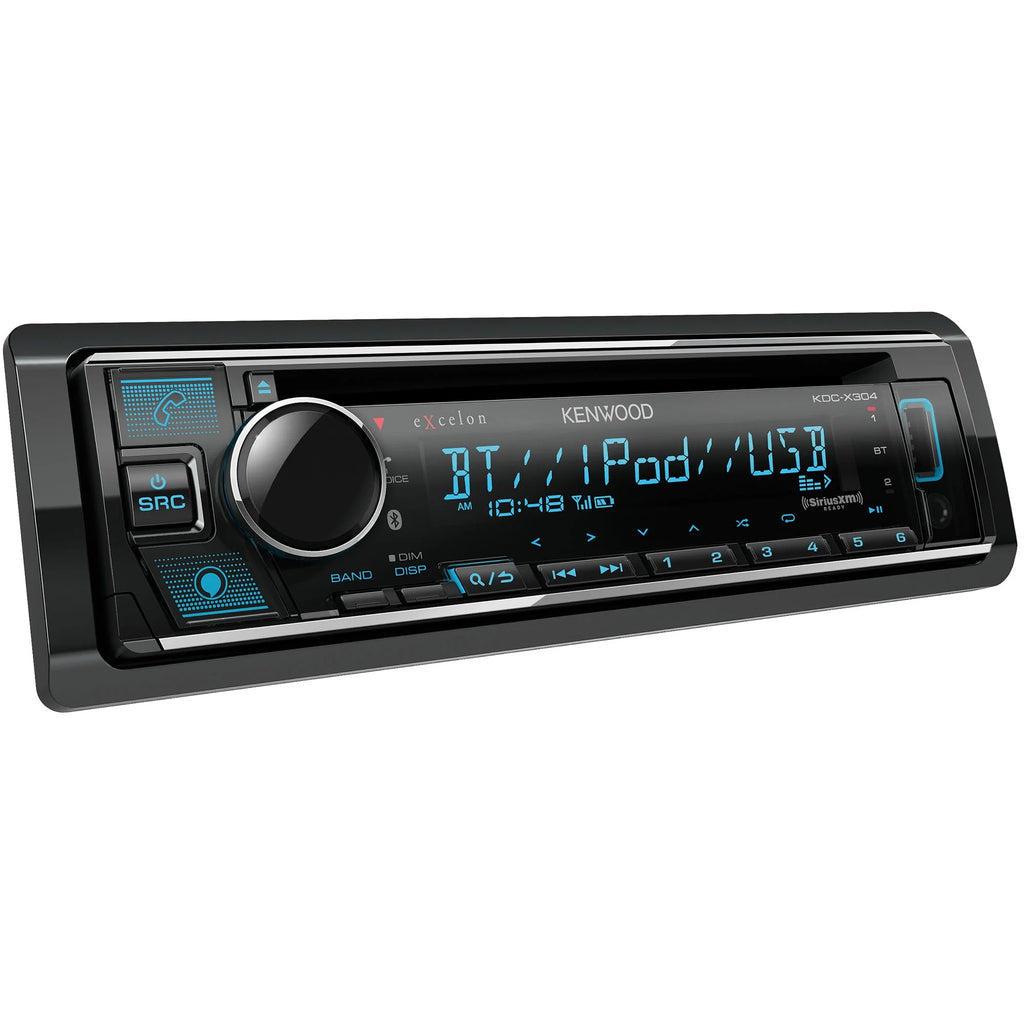 Bluetooth Single DIN CD Receiver with SiriusXM Tuner K764