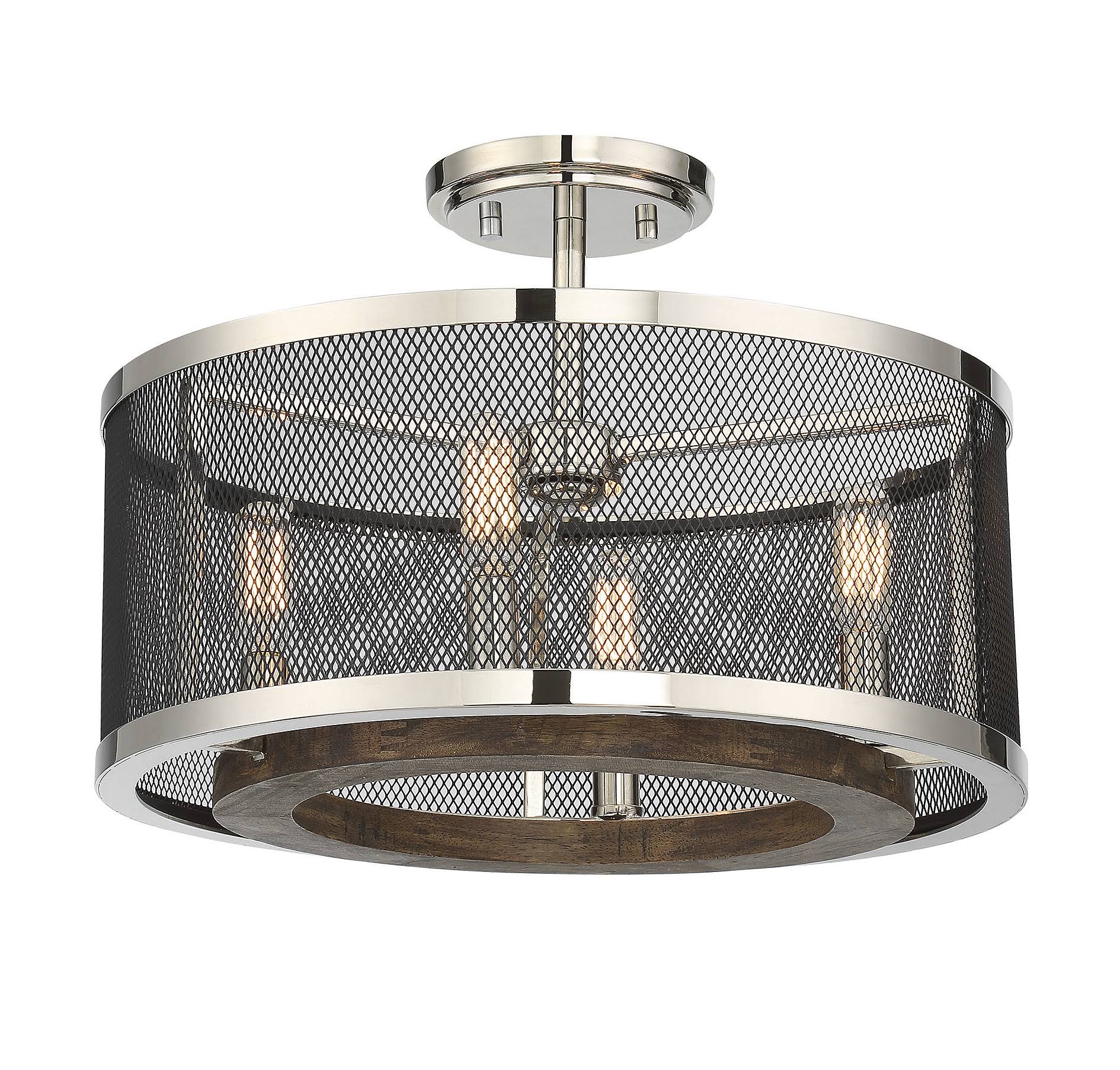 4 Light Semi-Flush Mount N82640
