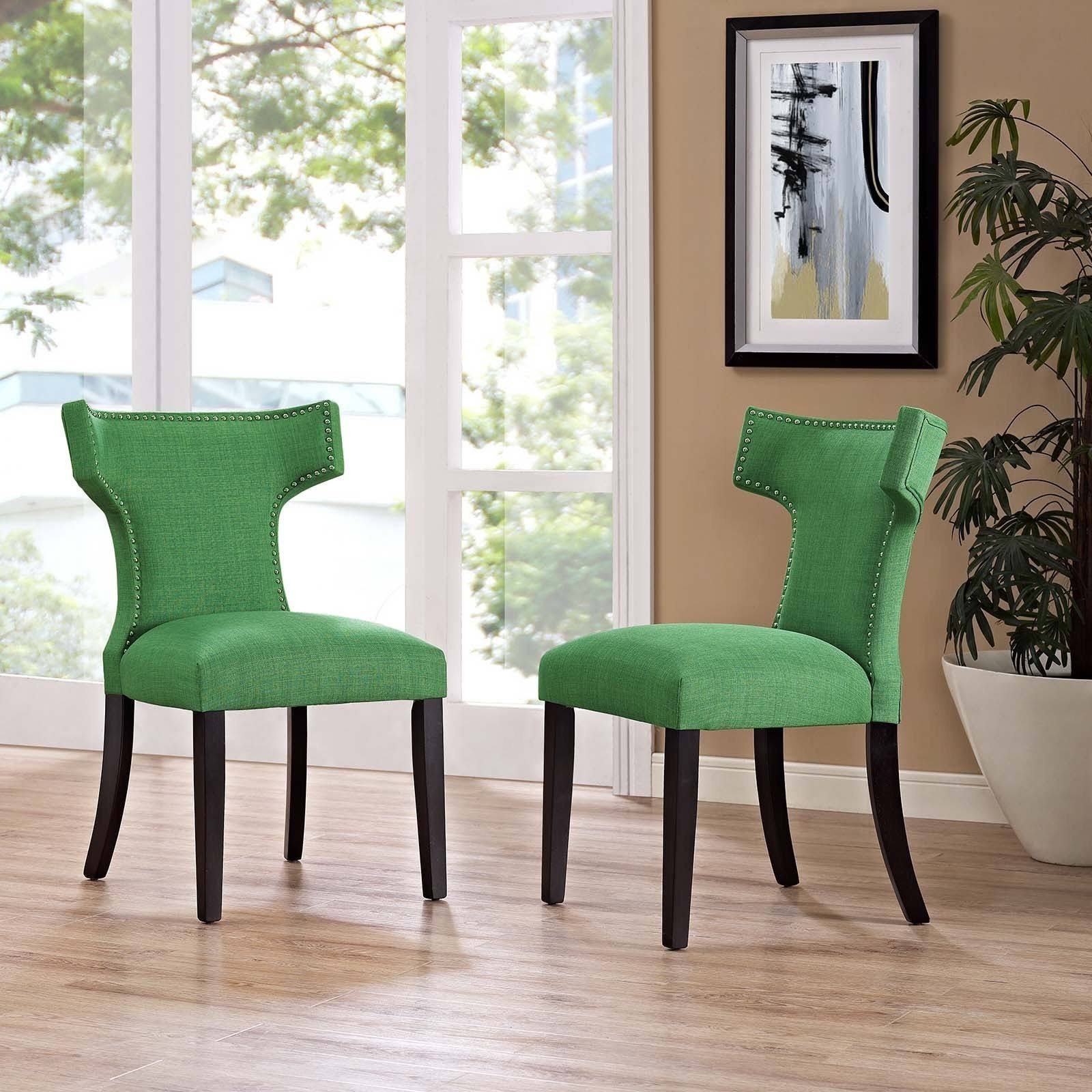Granite Fabric Dining Side Chair Set of 2 L795455