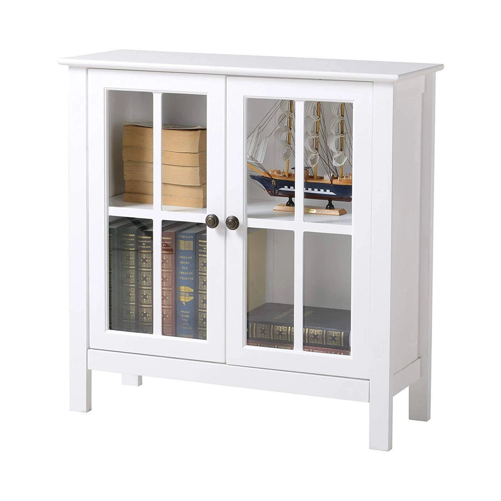 Glass Door Accent and Display Cabinet K988