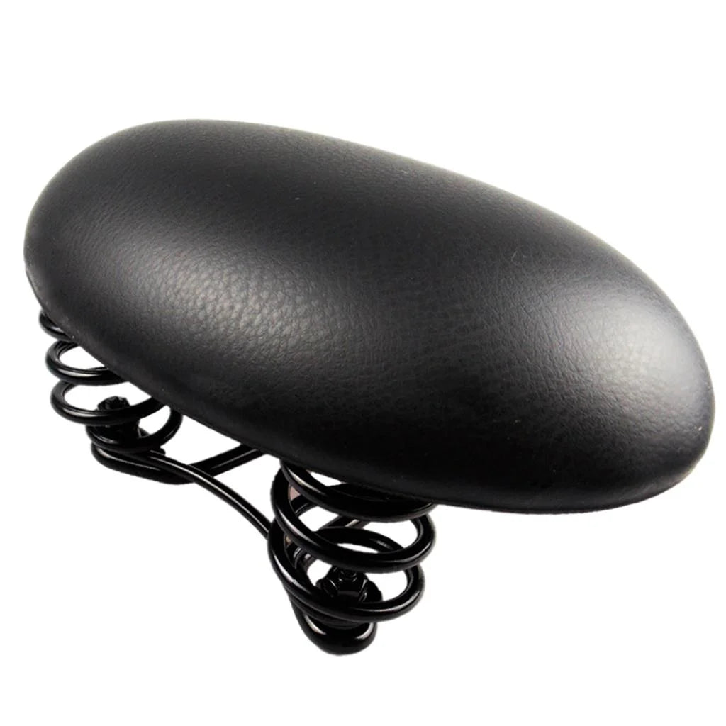 Noseless Bike Seat Saddle with Shockproof Spring G2808