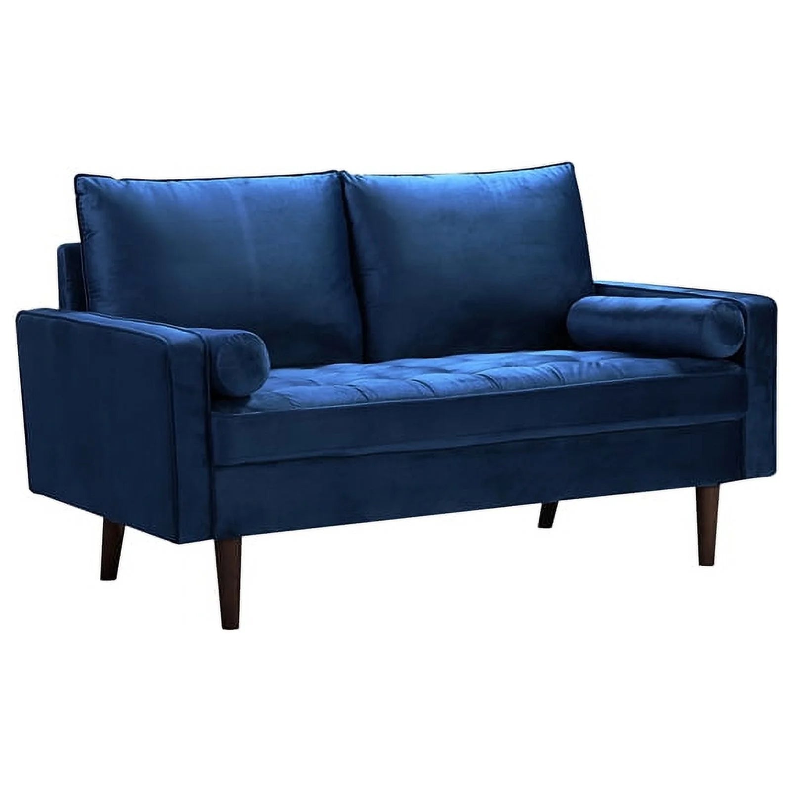 Blue Velvet 2 Piece Loveseat Set F5483