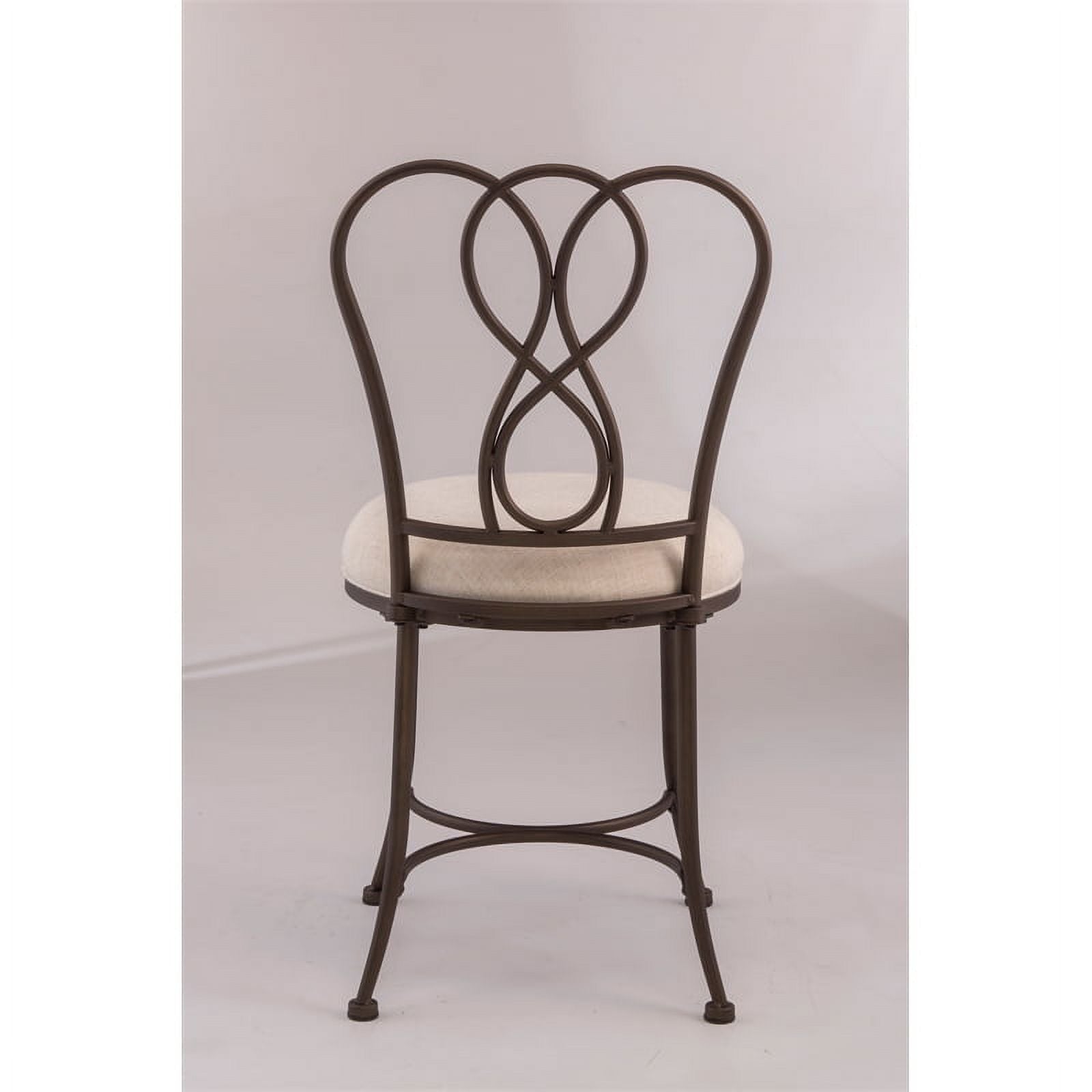 Fabric Upholstered Vanity Stool C45455
