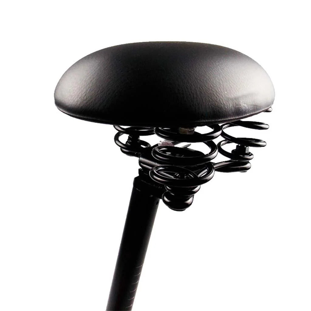 Noseless Bike Seat Saddle with Shockproof Spring G2808