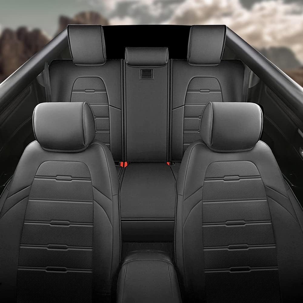 Faux Leather Car Seat Covers Full Set for 2017 2022 CRV L9787