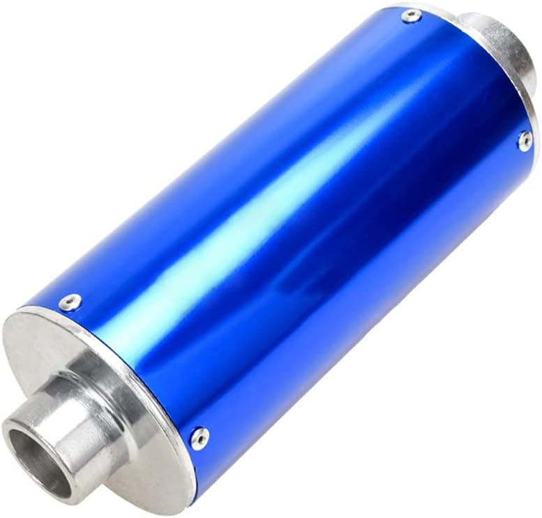 Blue Pack of 2 Muffler Exhaust Silencer Pipe Head Assembly Y1169
