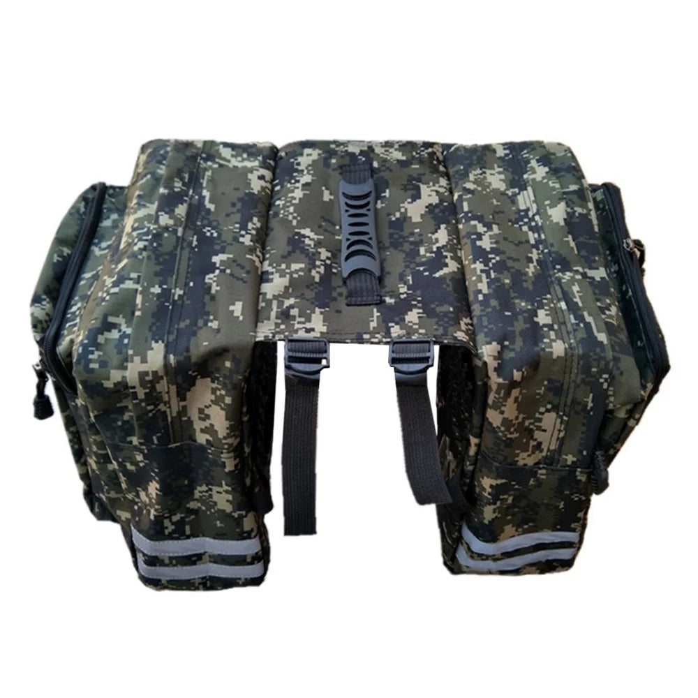 Rear Seat Bag Cycling Bike Rack Double Pannier Bag V2011