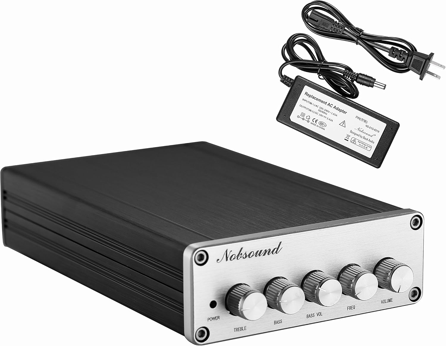 2.1 Channel Digital Audio Power Amplifier Stereo Amp with Power Supply Pack of 2 M144