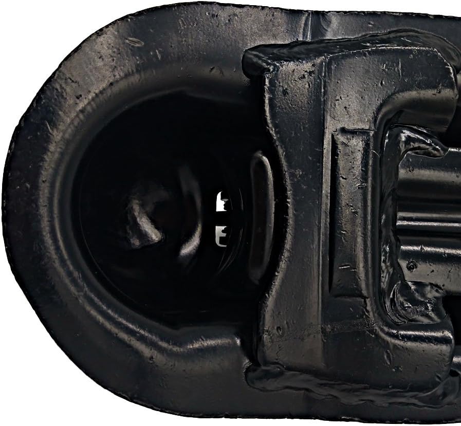 2-5/16 in Adjustable Trailer Coupler, Black Powder Coat, Pack of 2 E644356