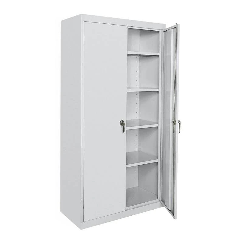 Dove Gray Storage Cabinet with Swing Handle K517
