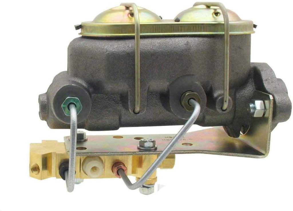 Master Cylinder 4 Port Corvette Style Proportioning Valve and Lines S539
