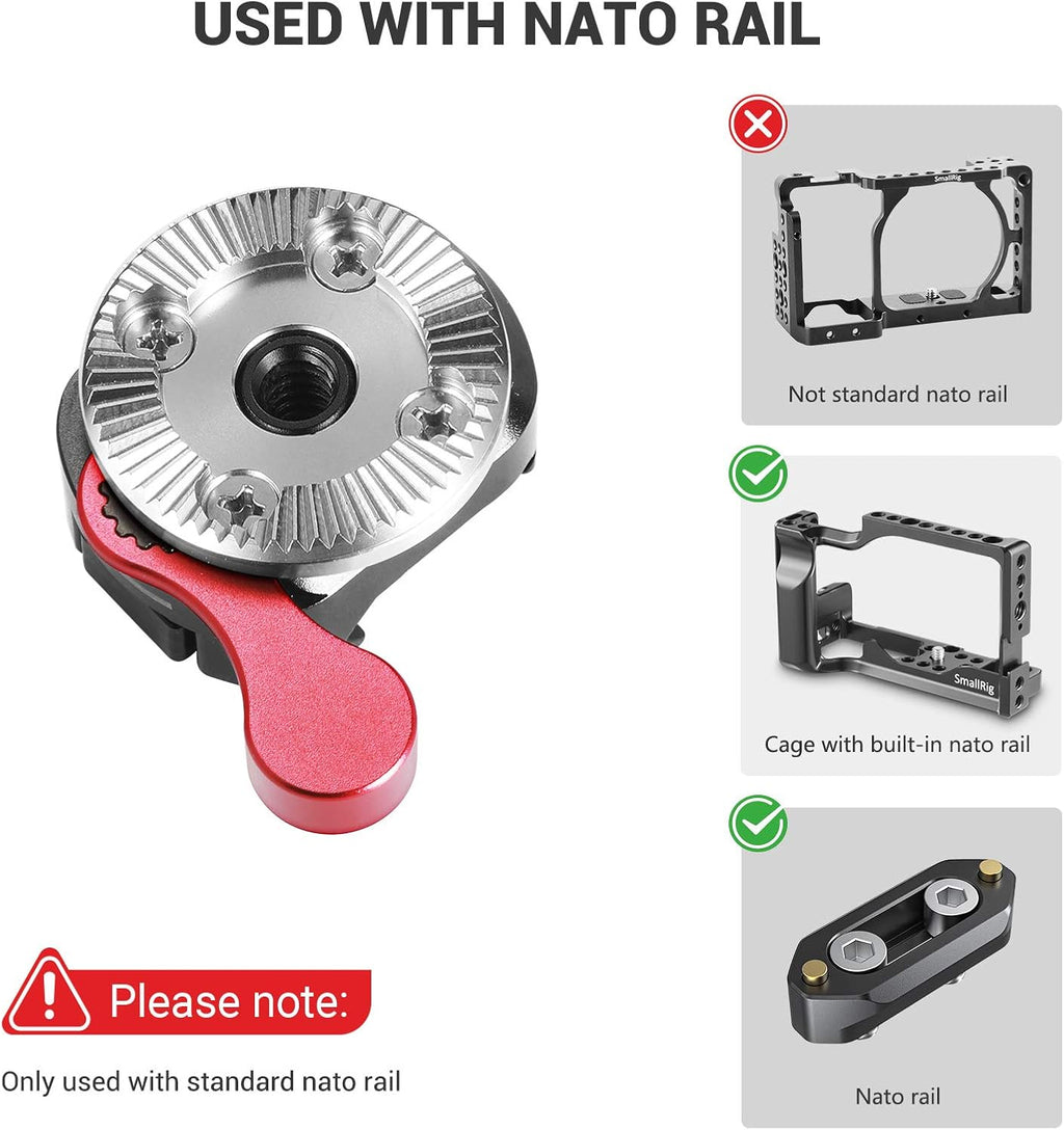 Quick Release Rosette Mount Adapter to NATO Clamp F11621