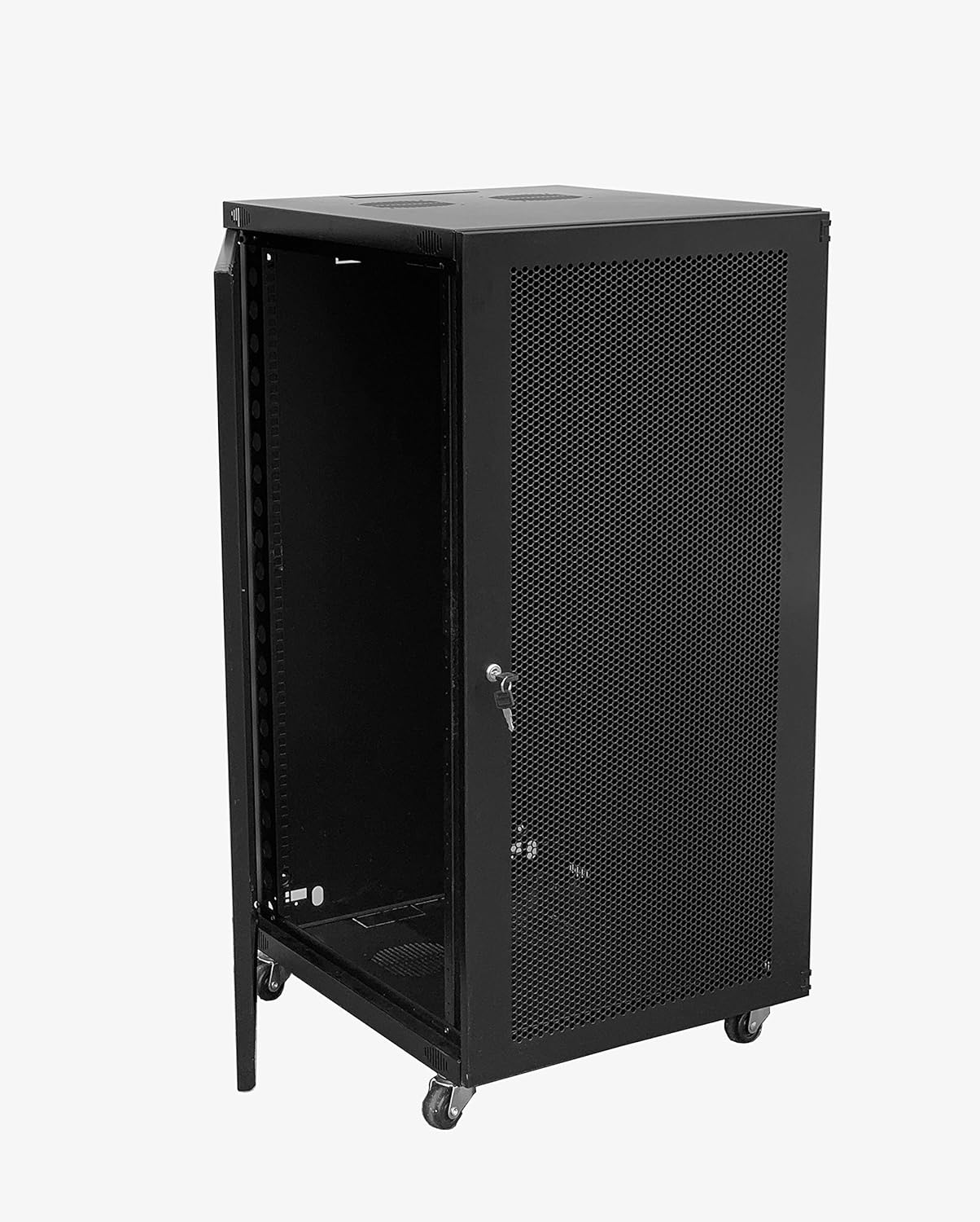 22U Wall Mount Network Server Cabinet Rack Enclosure with Ventilated Door Lock N662
