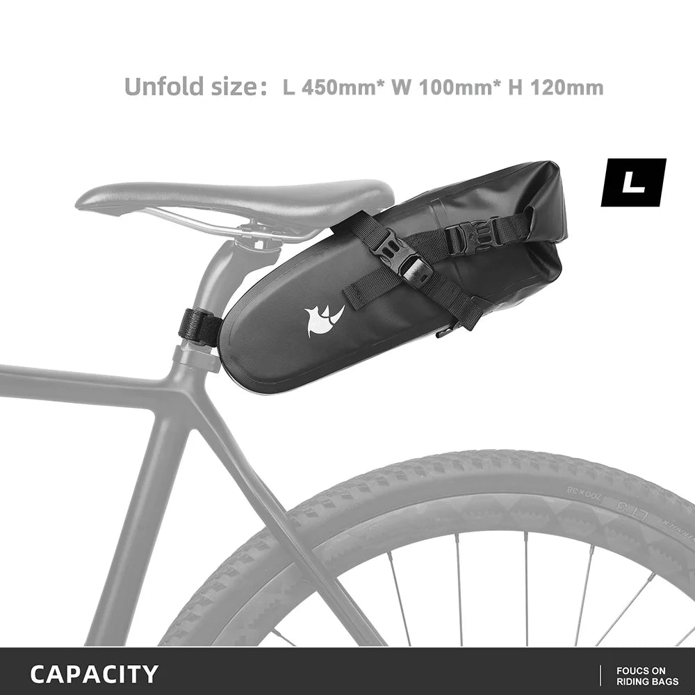 4L Waterproof Bicycle Tail Bag Y997