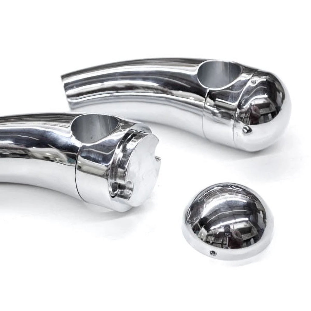 Chrome Billet Handlebar Risers F900869
