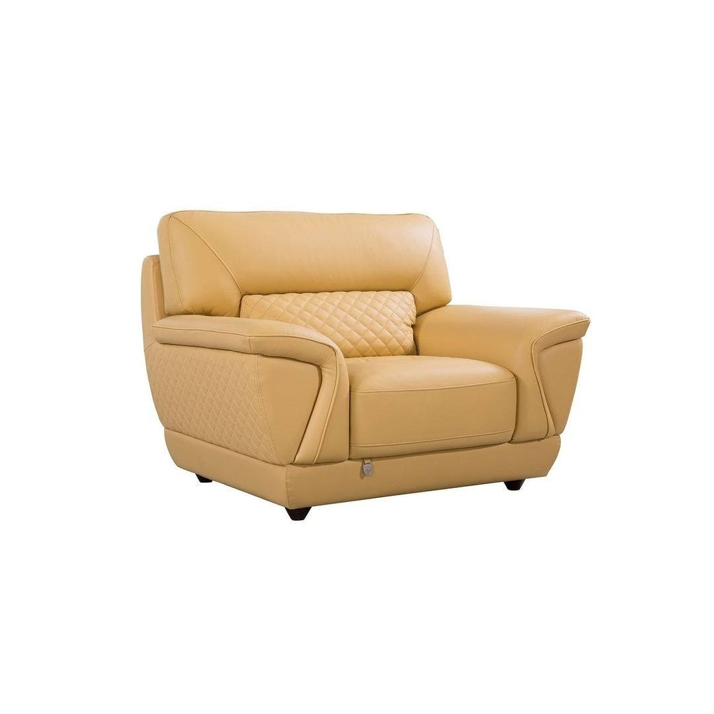 Grey Italian Leather Chair N93349