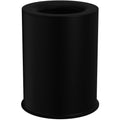 Black Steel Round Trash Can G1630