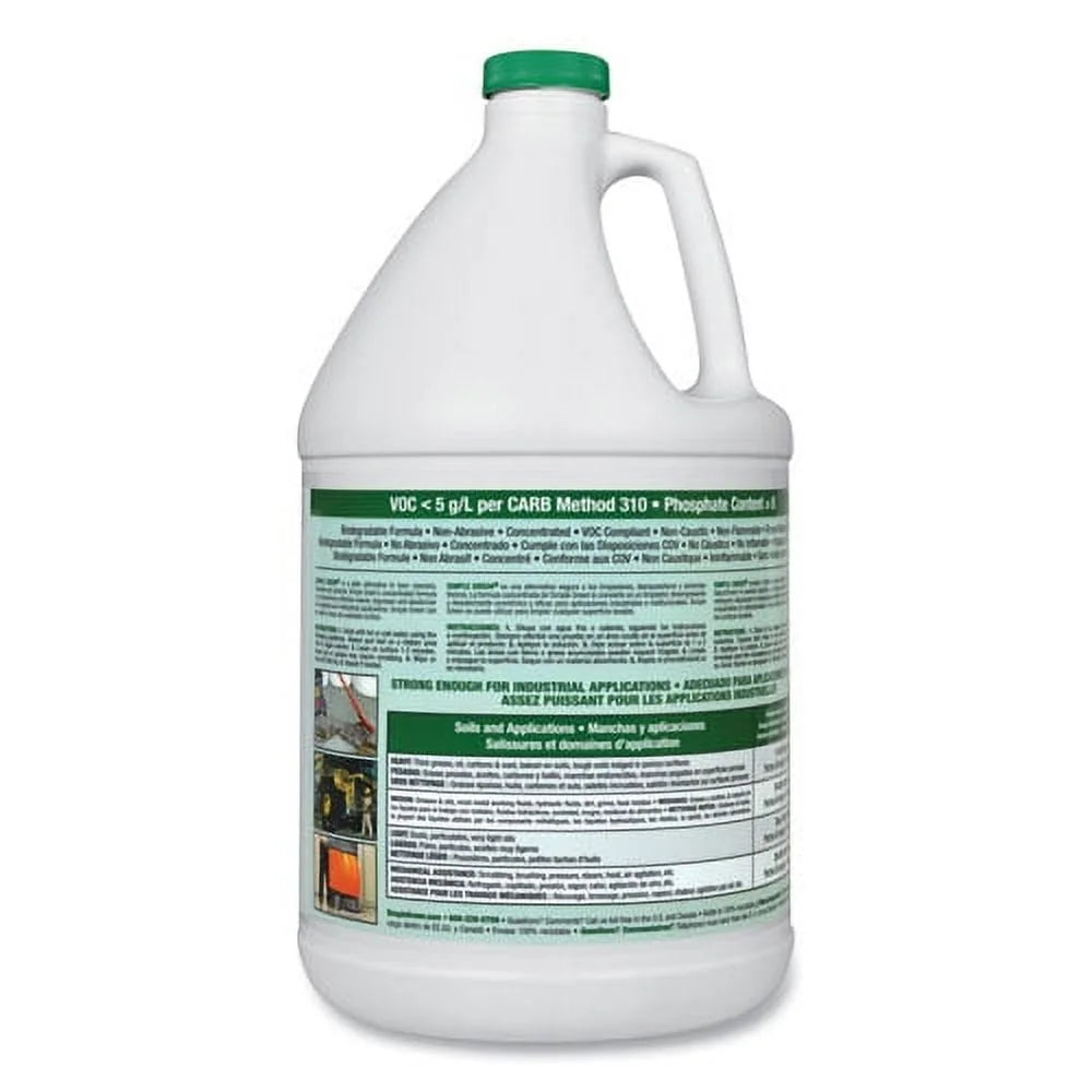 Concentrated Industrial Cleaner And Degreaser, 1 Gal Bottle, Bundle of 2 D20438