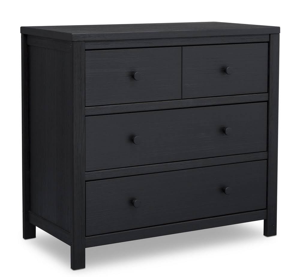 Rustic Ebony 3 Drawer Dresser T22467
