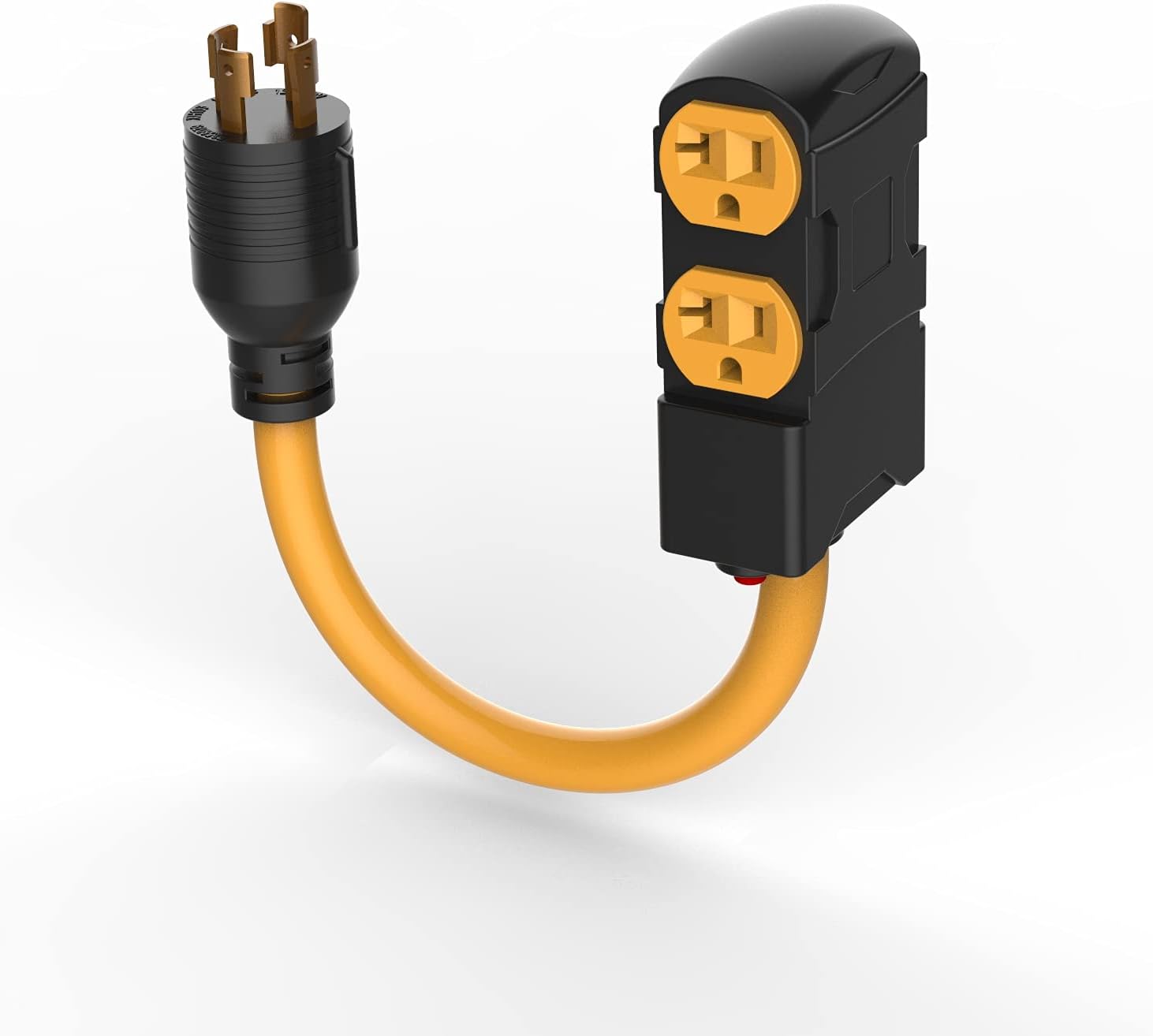25 Feet Heavy Duty Generator Extension Cord, 4 Prong 10 Gauge, 125/250V 30Amp 7500 Watts M878
