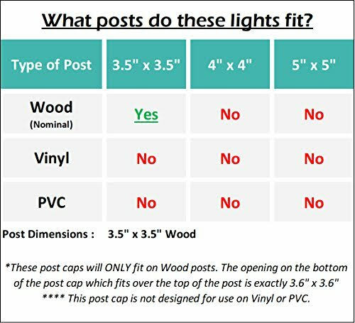 12 Pack Brushed Copper Solar Post Cap Light for 4x4 Wood Posts E865452