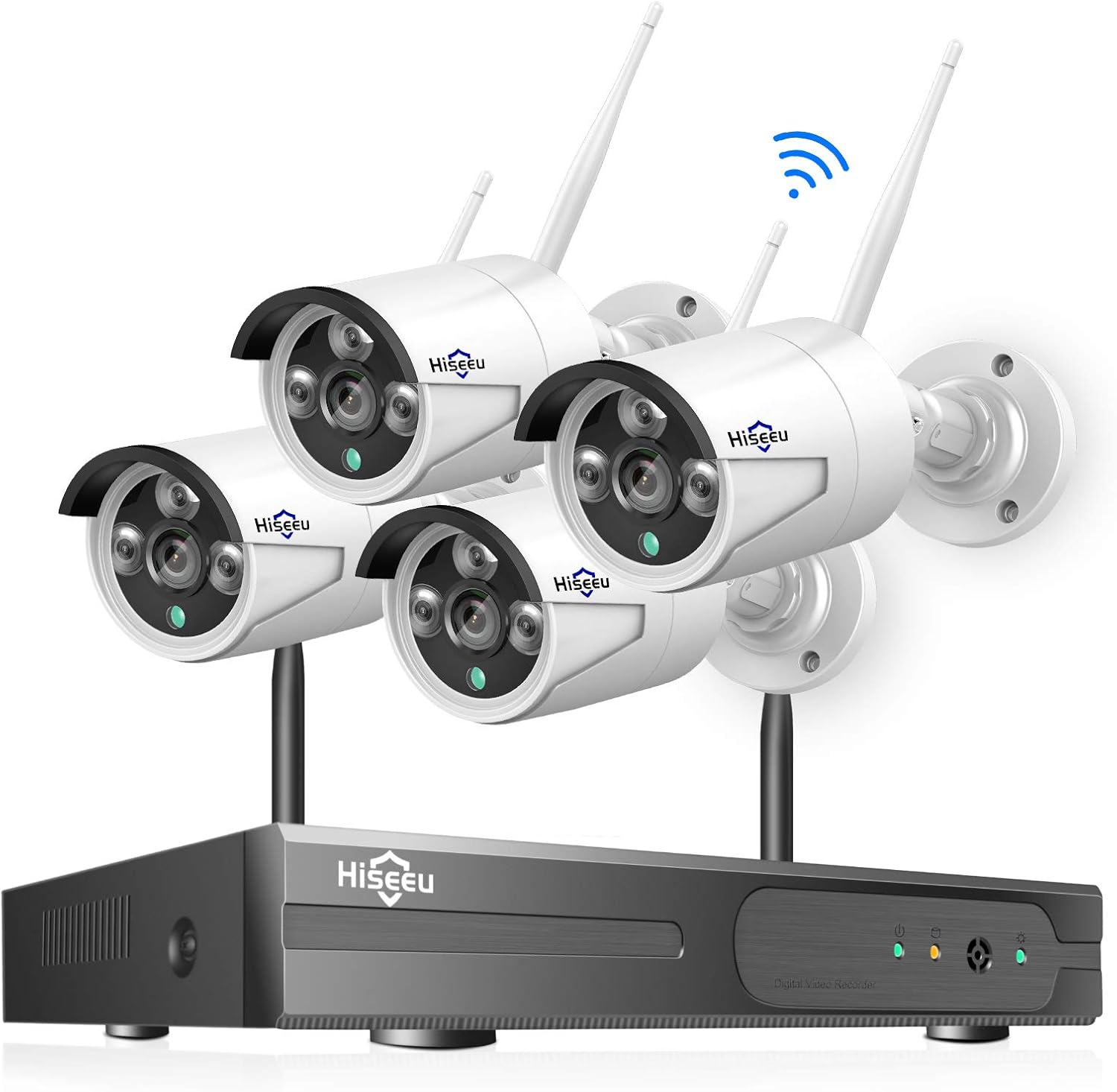 2K Wireless Security Camera System 2-Cam Kit with NVR D41742