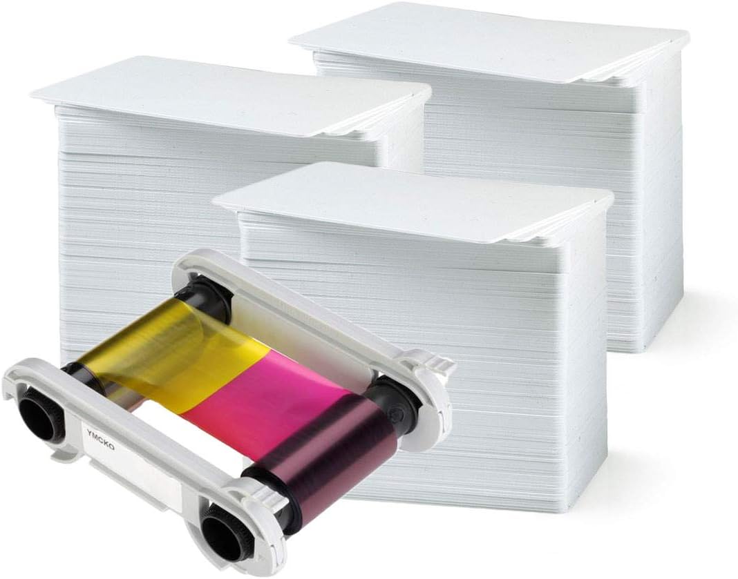Color Ribbon x 2 - 600 Prints - PVC Cards - Qty 300 C974267