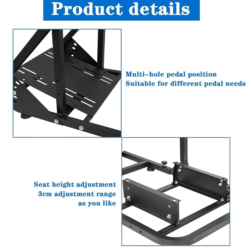 Racing Sim Cockpit Stand with TV Stand Mounting Holes F5736
