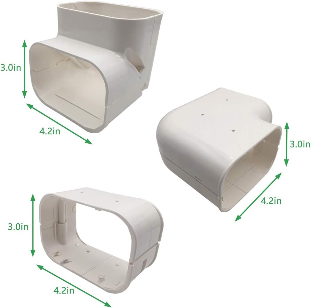 3'' W x 7.5ft L PVC Line Set Cover Kit, Pack of 2 L42937