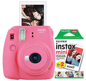 Flamingo Pink Instant Print Camera with Film T663