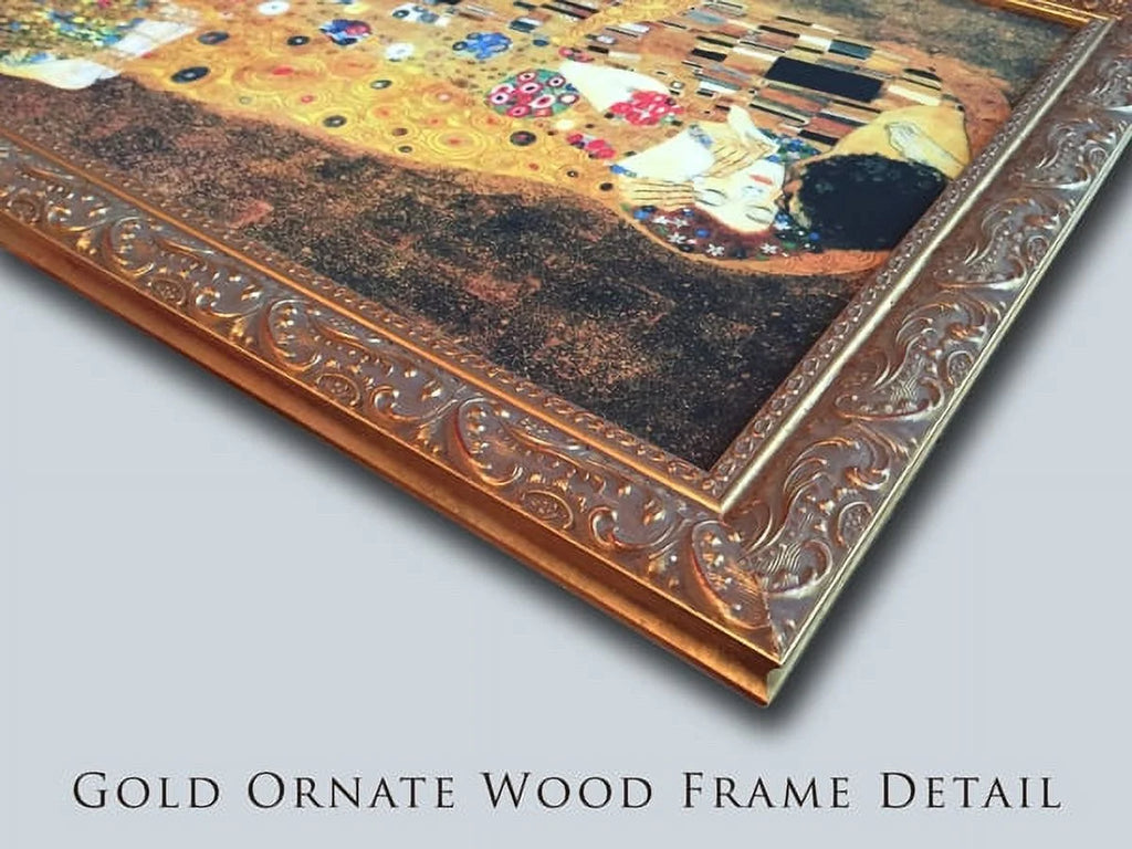 24x18 Gold Ornate Wood Framed Canvas Art U3462