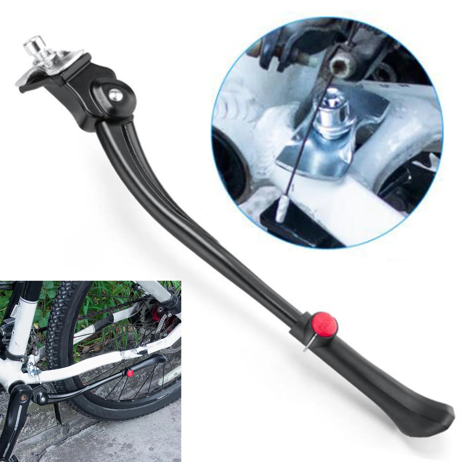 Black Kickstand for Folding Bike Q358