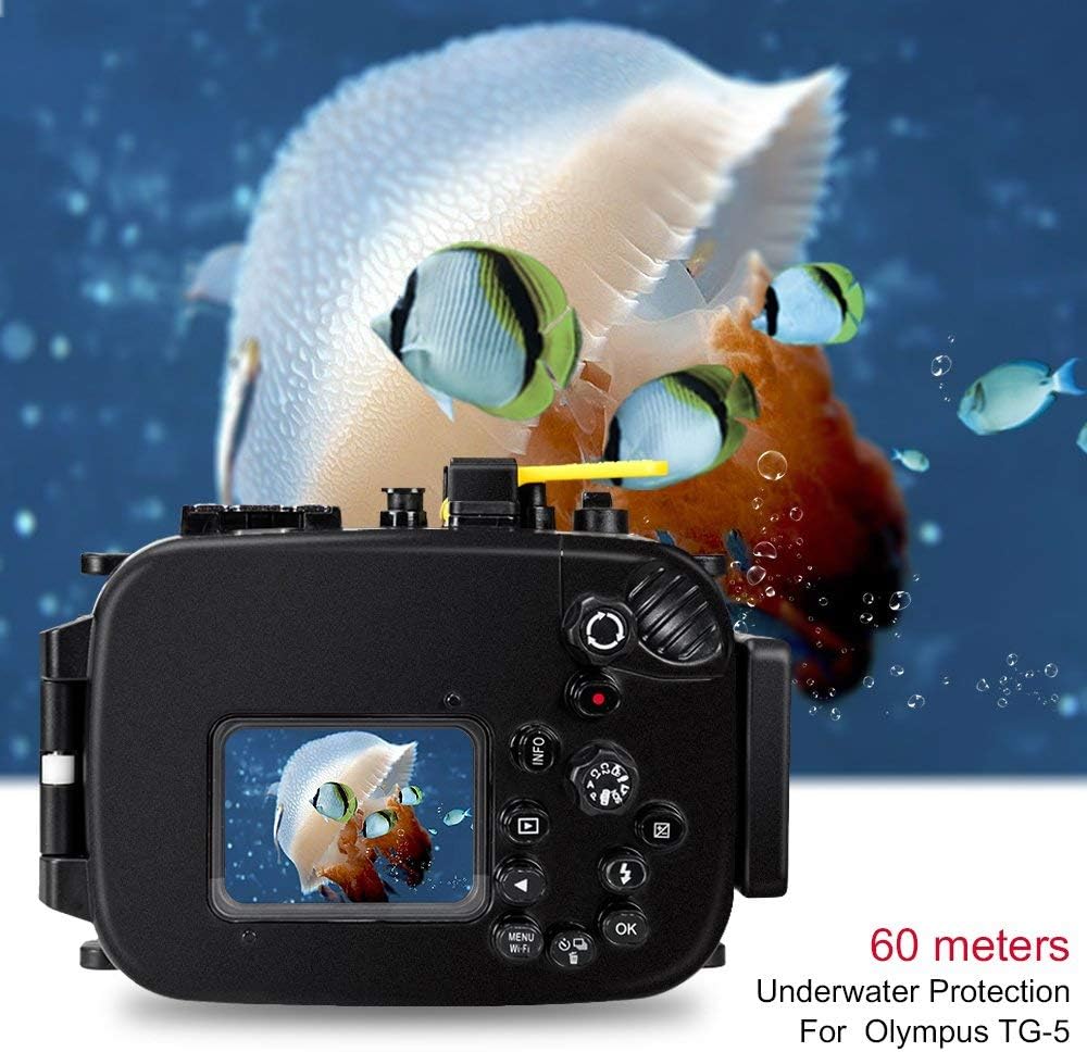 Waterproof Underwater Diving Housing Case for Olympus TG-5 Cameras W489