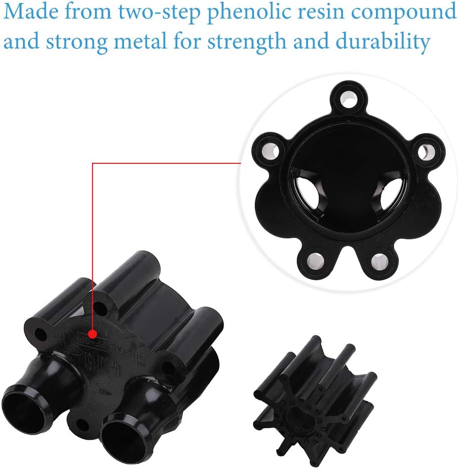 Water Pump Housing and Impeller Repair Kit Pack of 2 P7962
