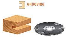 Insert Carbide Grooving w/Scorer 4mm x 180mm D x 1-1/4 Bore R4780