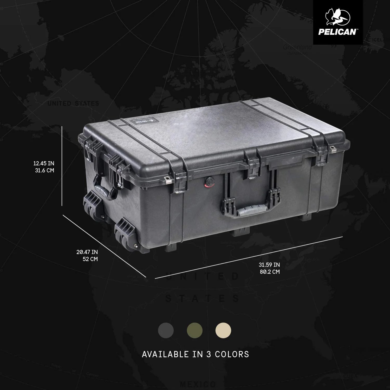 1650 Case with Foam (Black) D3383