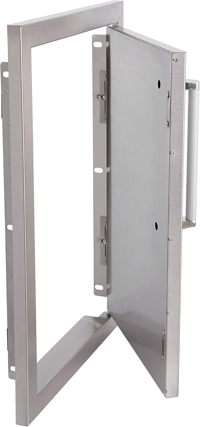 Vertical Stainless Steel Single Door Z902